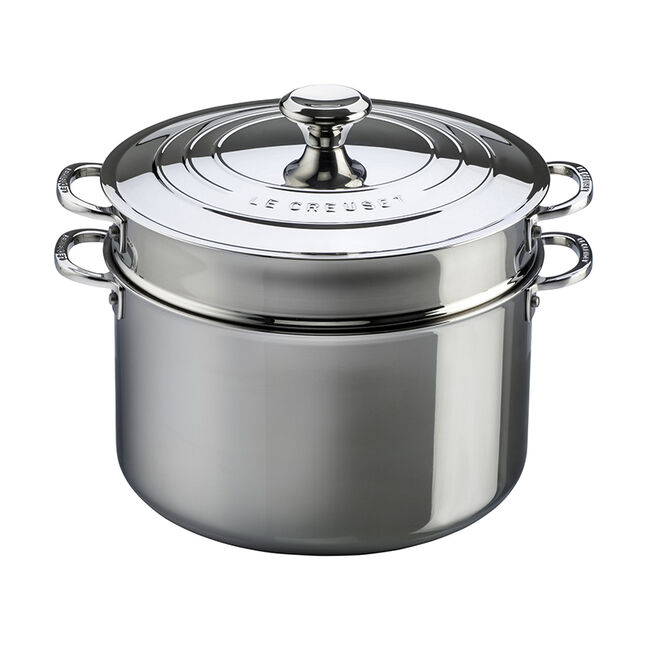 Stainless Steel Stockpot with Colander Insert Le Creuset® Official Site